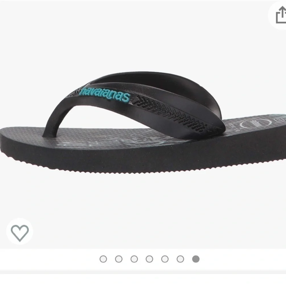 Havaianas Unisex-Child Kids Flip-Flop The Dark Night. Size 10